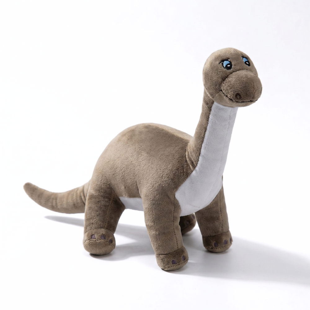 Dinosaurusknuffel van zacht polyester – zes figuren, vriendelijk gezicht | pluche dino