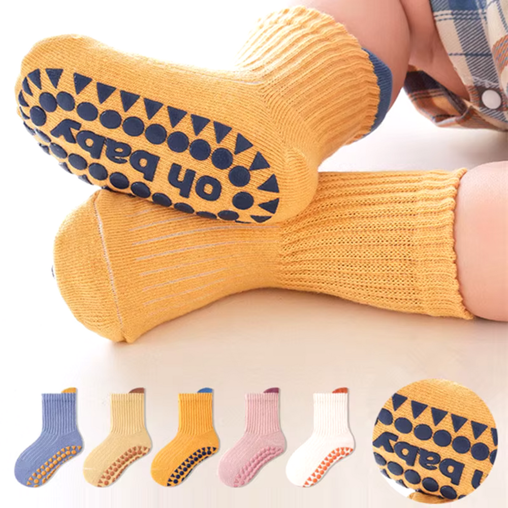 SafetySocks Antislip Sokken voor Peuters – Comfortabel & Veilig (0-4 Jaar)