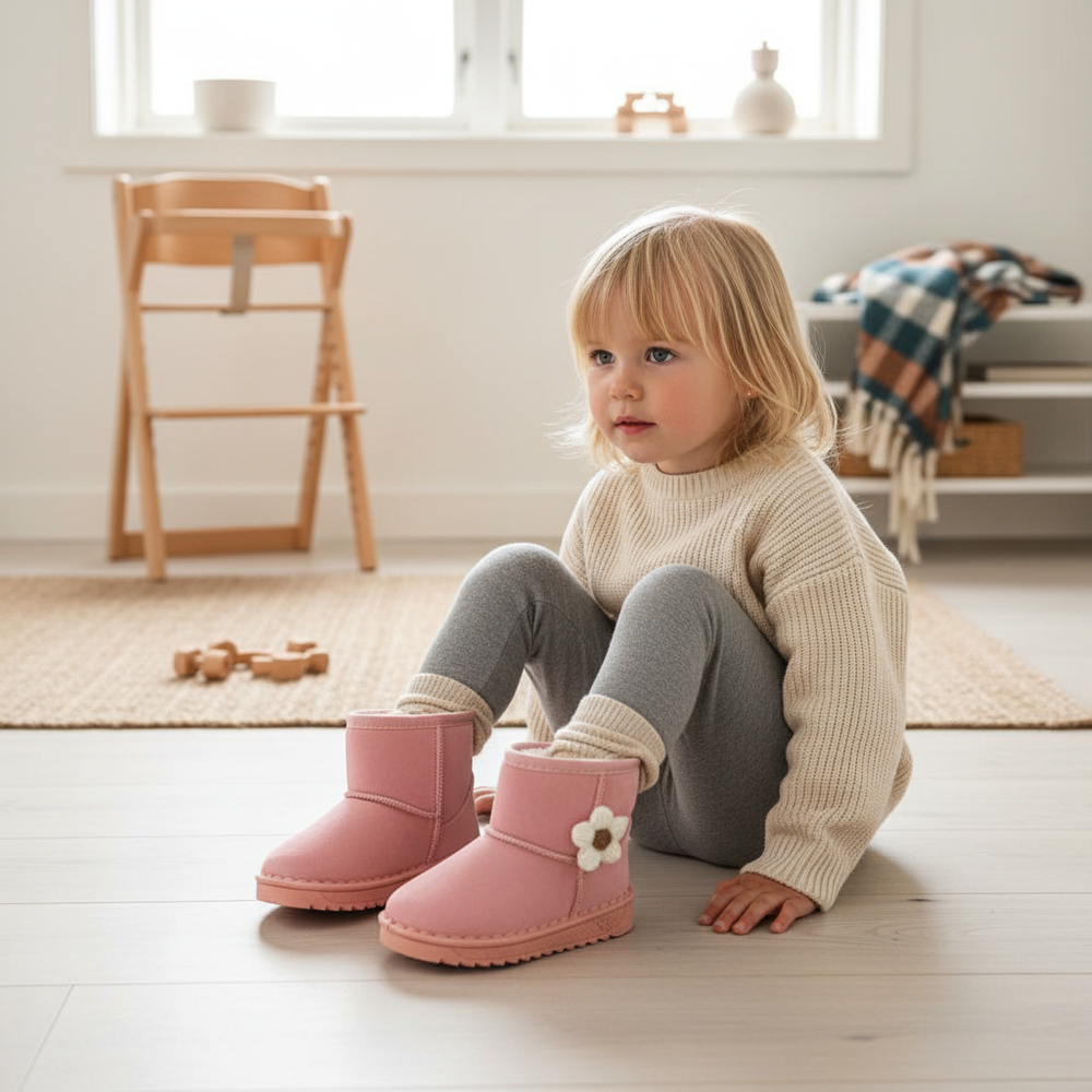 Flowy Muggies Kinderlaarsjes – Warme & Anti-Slip Laarzen voor Winterse Avonturen