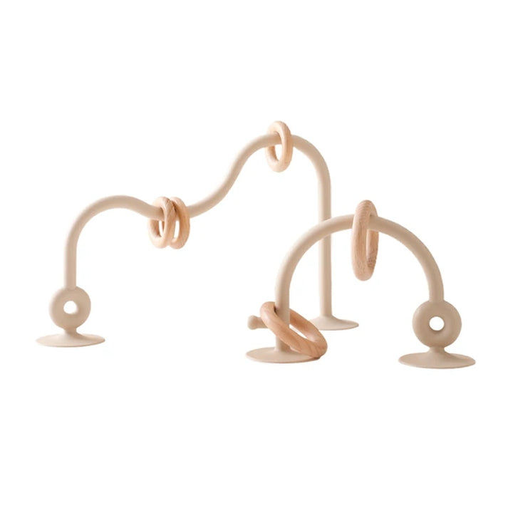 Stacky Fun Siliconen Ring Tafelspel – Educatief Speelgoed voor Baby’s en Peuters