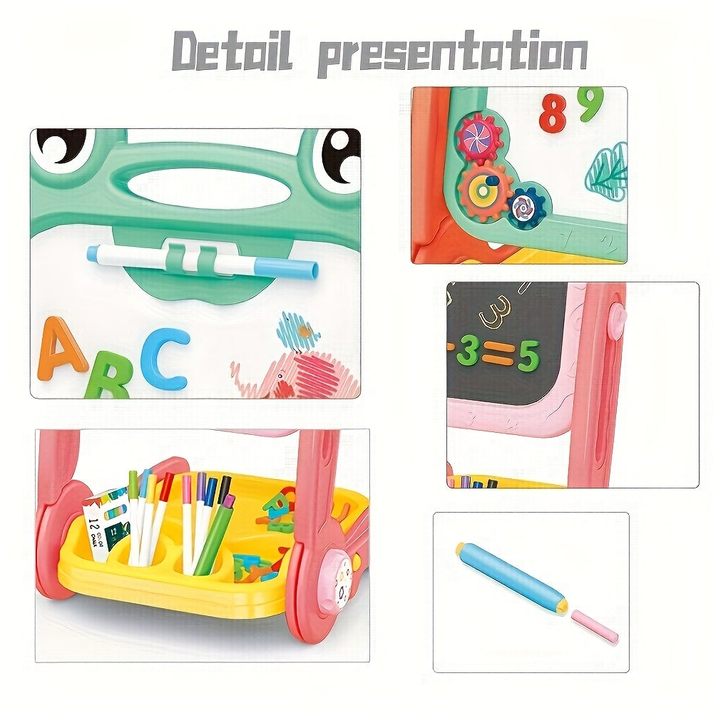 Kinder Tekenbord Magnetisch – Dubbelzijdig Schoolbord met Letters