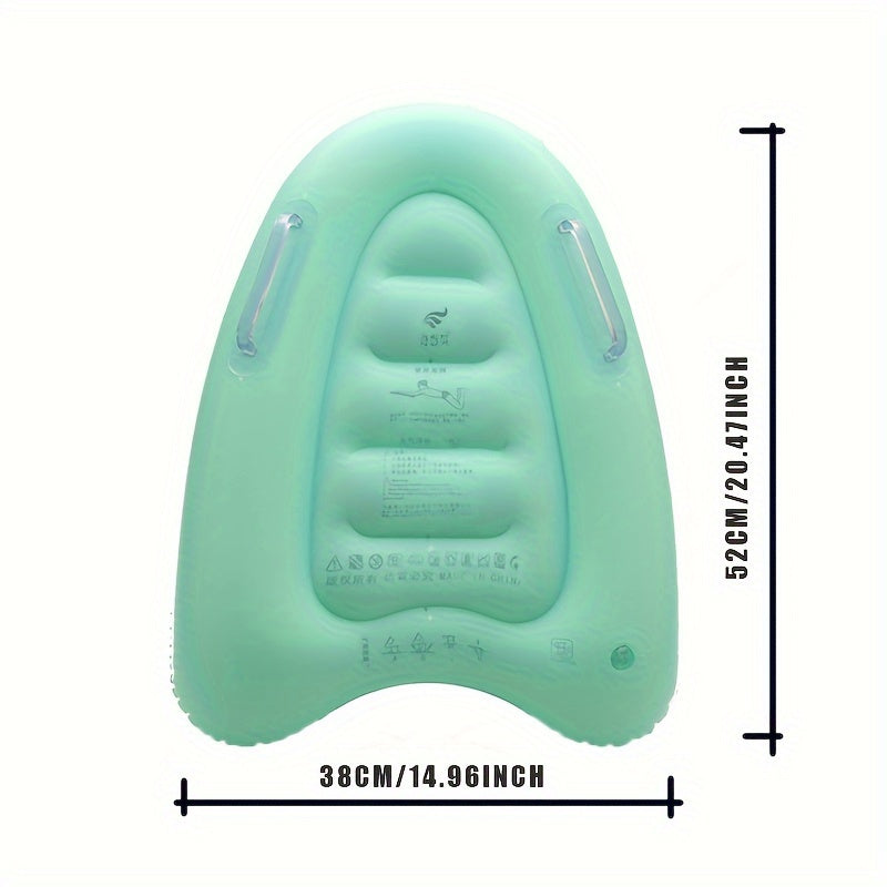 Opblaasbaar Bodyboard Kind – Zwemplank met Handgrepen voor Strand & Zwembad