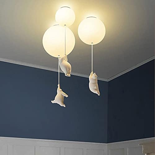Kinderkamer Plafondlamp Beren & Ballonnen – Sfeervolle Verlichting