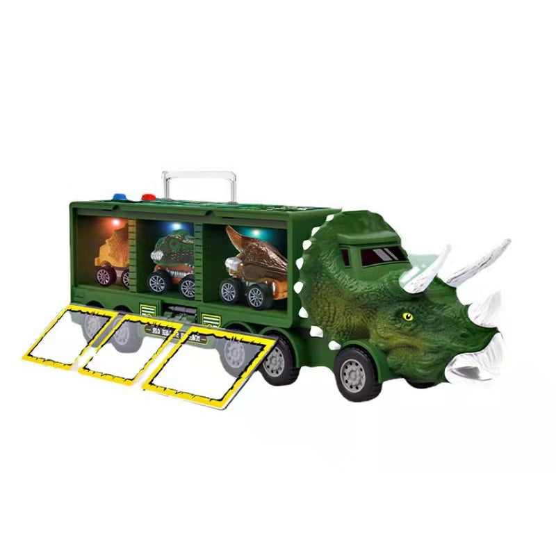 Dinosaurus Transport Truck voor Kinderen – Licht, Geluid en Opbergruimte in Eén Speelset