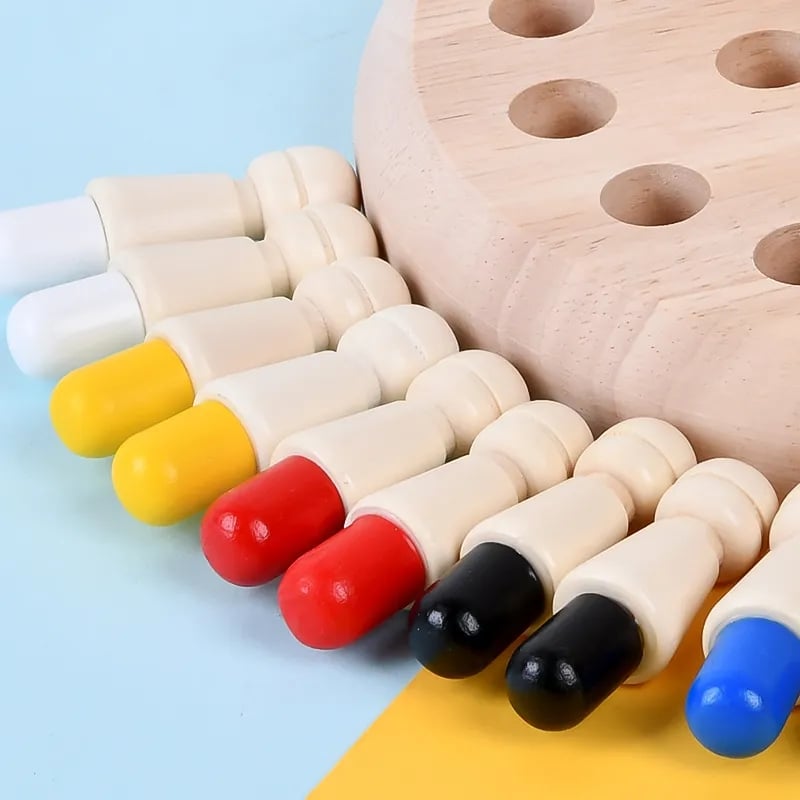 Houten Geheugenspel voor Kinderen – Leerzaam en Interactief Memory Spel 3+ Jaar