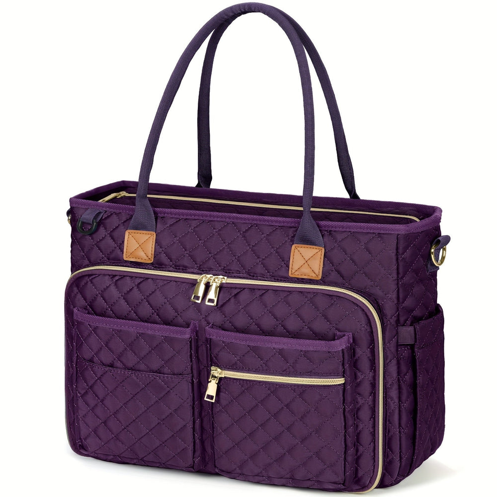 Laptoptas dames 15,6 inch gevoerd – crossbody, isolerend vak, trolleyband | werktas