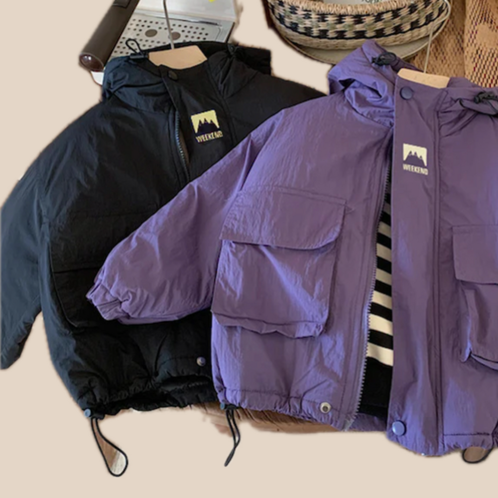 Windjas Kind met Capuchon – Lichtgewicht & Waterafstotend (2–8 jaar)