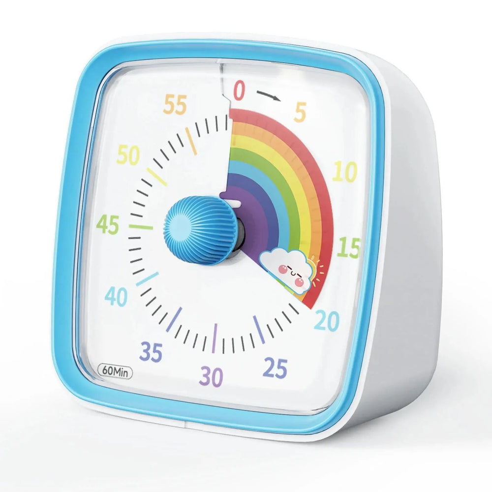 Calmero FocusFlow TimeLight – Stille Visuele Timer met Nachtlamp voor Huiswerk en Concentratie