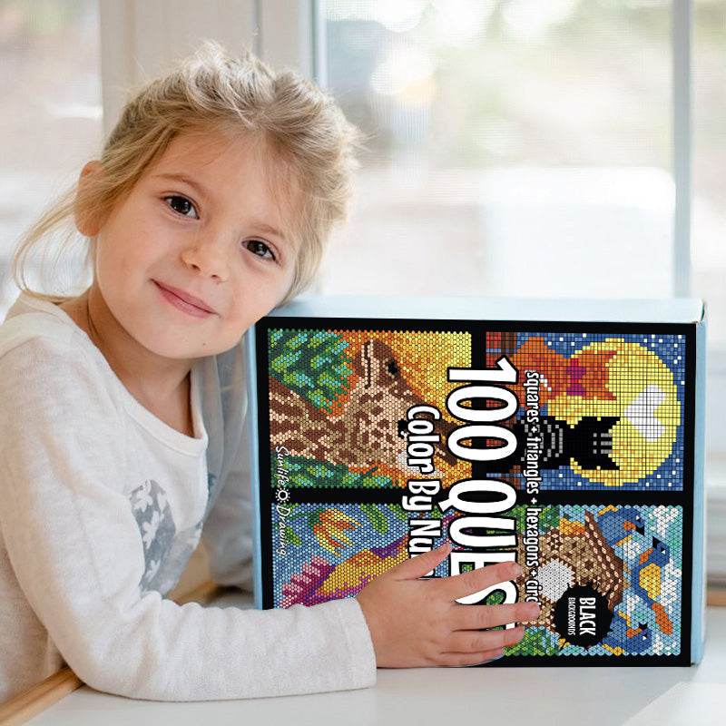 Nummerkleurboek voor Kinderen en Volwassenen – Creatieve Ontspanning en Motoriekontwikkeling