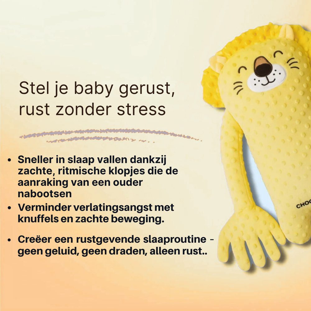 Slaapknuffel Baby met Ritmische Klopbeweging