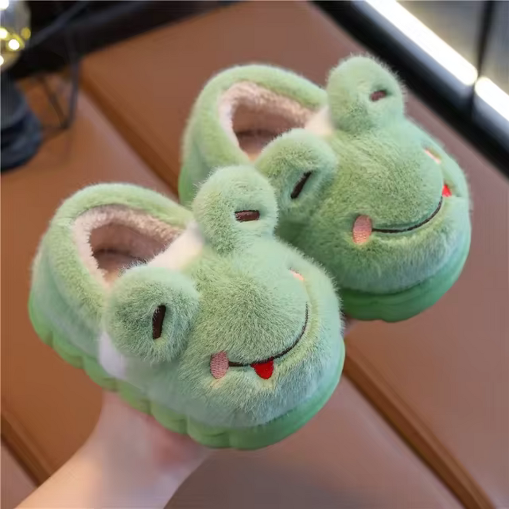 CozyCritters Kinder Sloffen – Warm, Schattig & Veilig voor Jongens en Meisjes