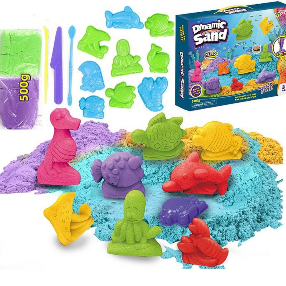 CreatiSand Kinetisch Zand – Speelset voor Kinderen 3+ | Creativiteit & Motoriek Ontwikkelen
