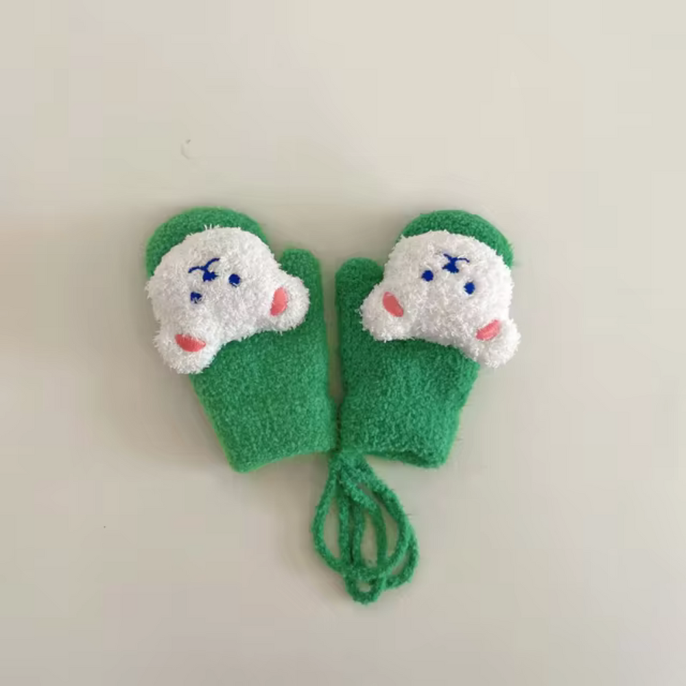 LittleCub Mittens – Warme en Schattige Gebreide Baby- & Peuterwantjes met Berenmotief voor Herfst en Winter