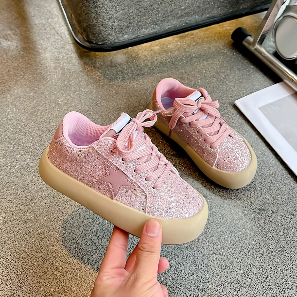 Glitter sneakers meisje | Kinderschoenen met glitters