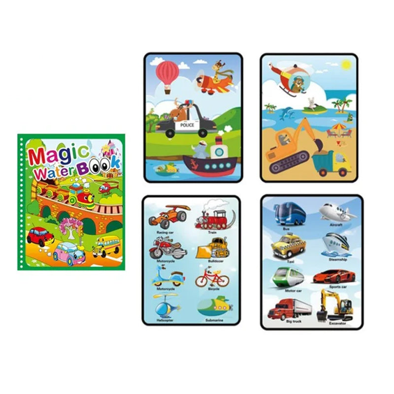 AquaSketch WonderBook – Magisch Herbruikbaar Water Kleurboek voor Kinderen