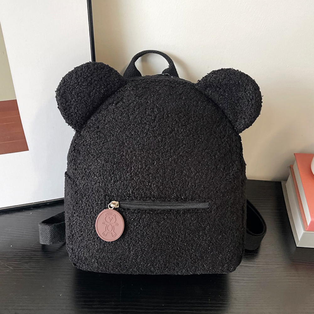 Pluche teddybeer-rugzak voor kinderen