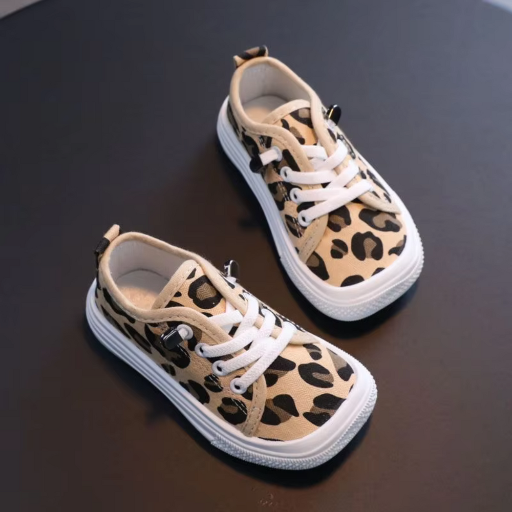 TrailPaws Kinder Sneakers – Comfortabel & Flexibel met Stoere Panterprint voor Actieve Kids