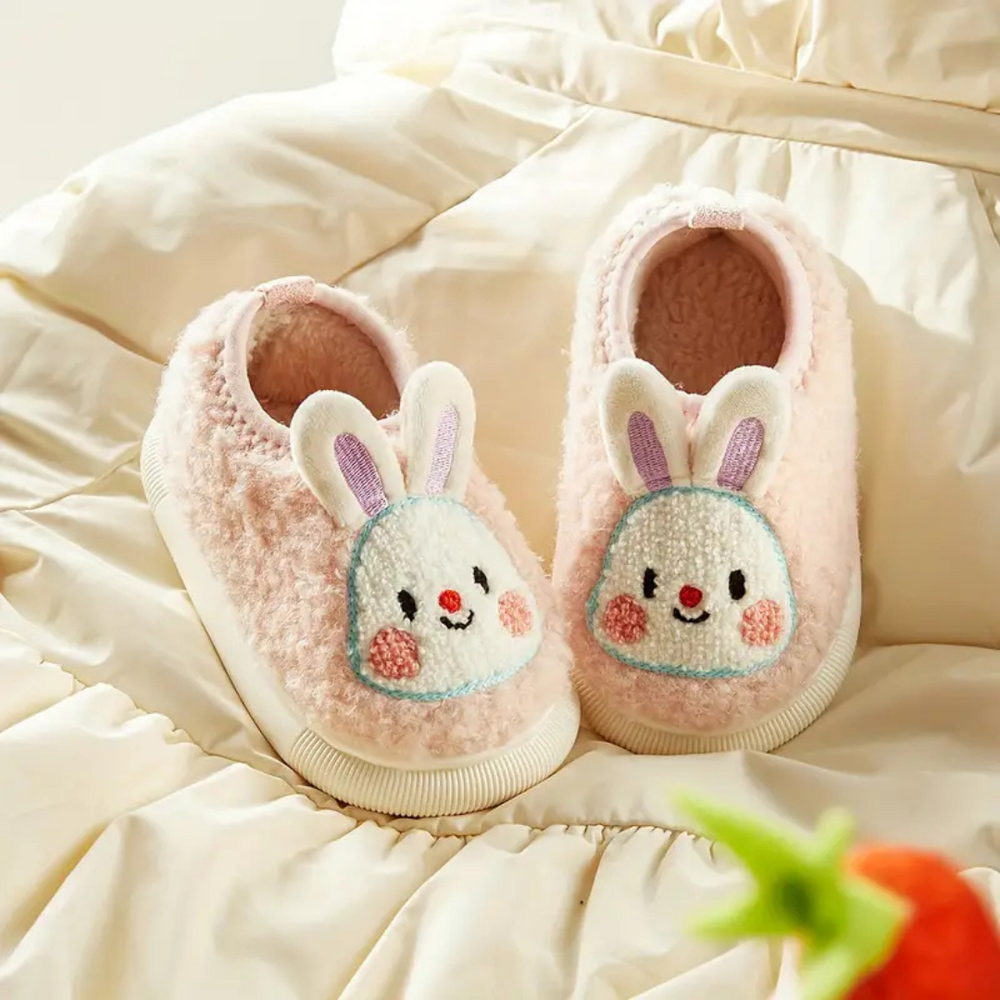 CozyBear Antislip Sloffen voor Kinderen – Warm & Veilig (3-4 Jaar)