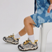 Kindersneakers van mesh met antislipzool – elastische sluiting, verstevigde neus | sportschoenen