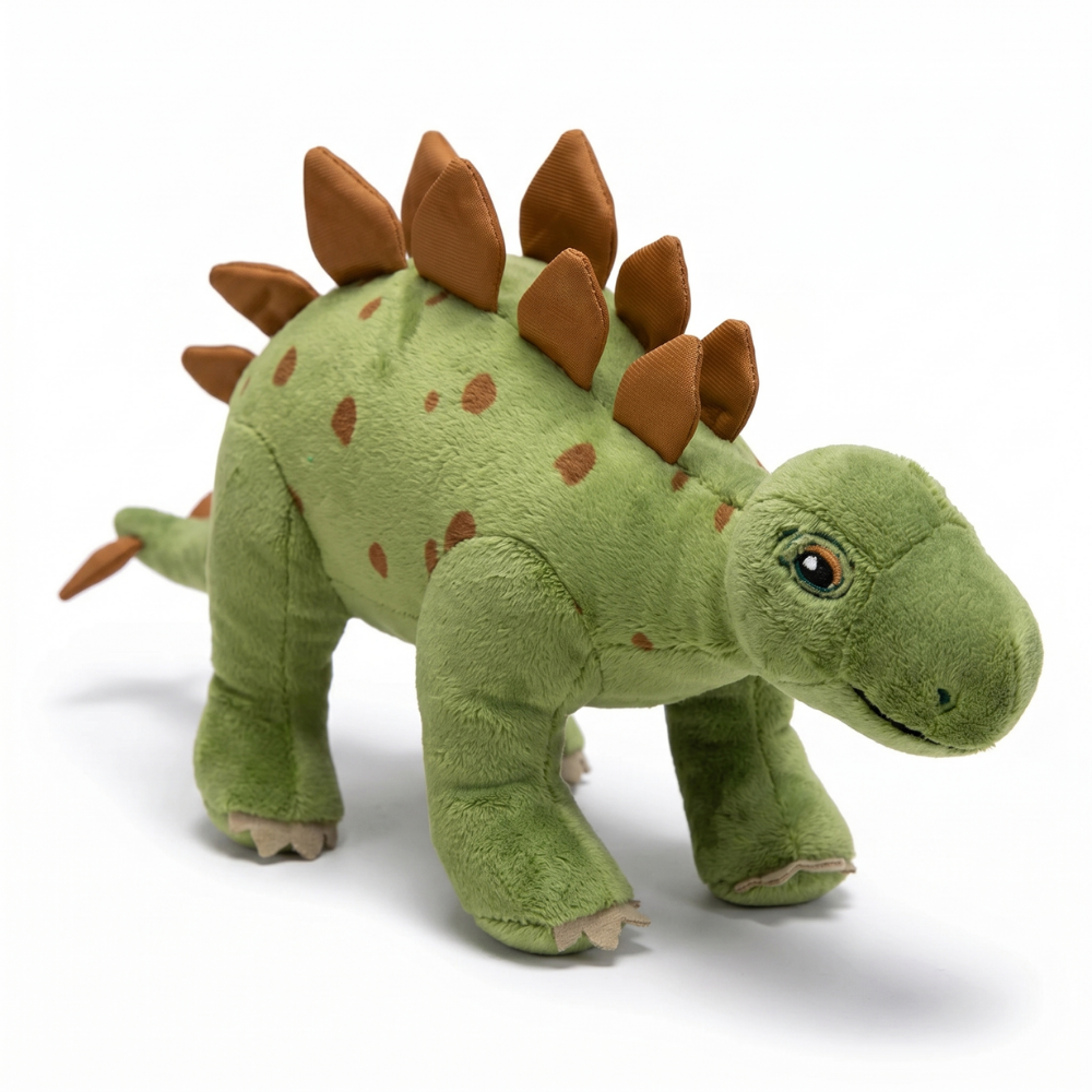 Dinosaurusknuffel van zacht polyester – zes figuren, vriendelijk gezicht | pluche dino