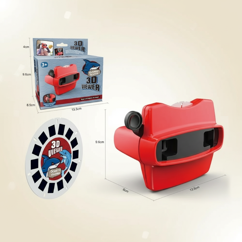 3D Viewfinder Kinder – Dia Kijker Speelgoed met Schijven (Educatief)