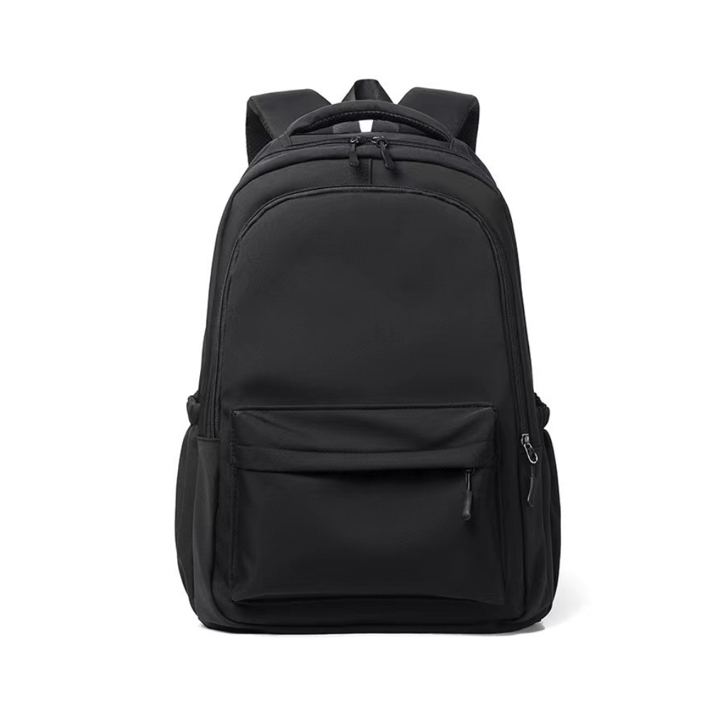 Laptoprugzak voor school en studie met voorvak en zijvakken – nylon, lichtgewicht | schooltas