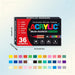 Acrylmarkers met flexibele penseelpunt voor glas, keramiek, steen, hout en papier, sneldrogende inkt op waterbasis