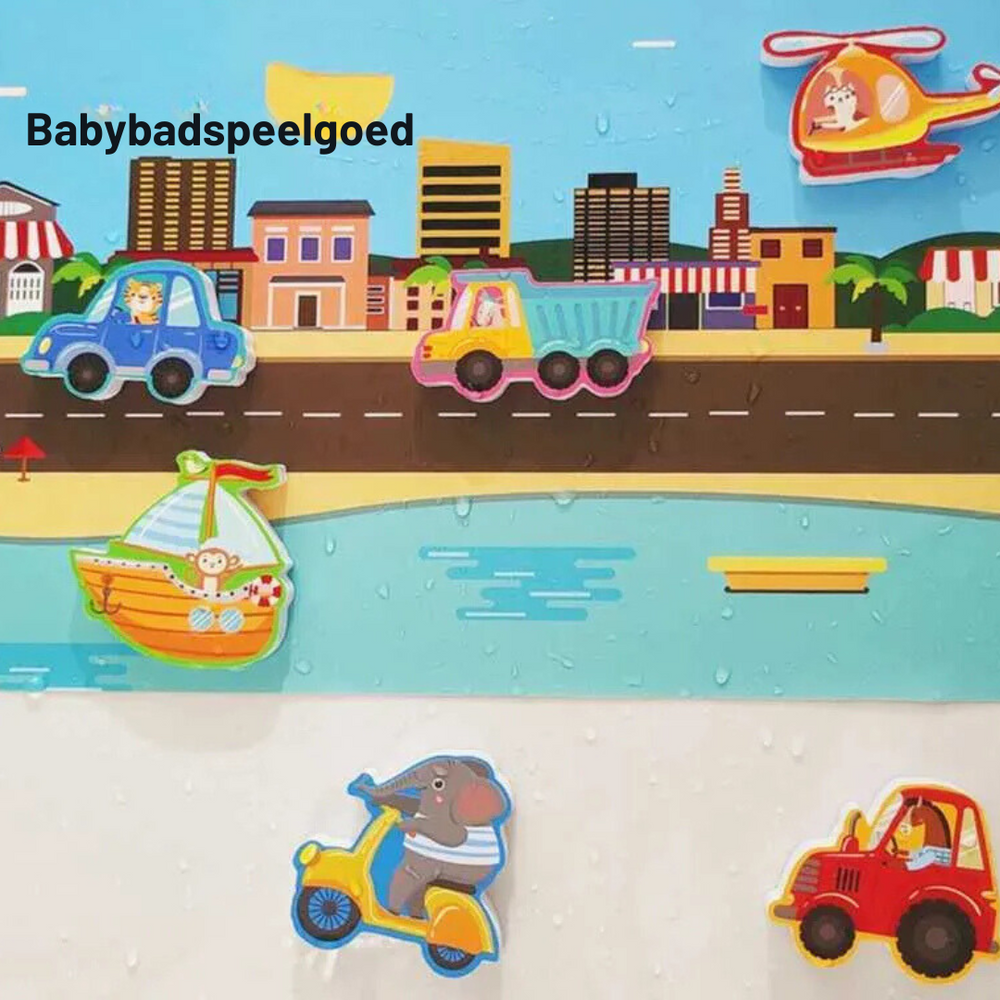 Badpuzzel Dieren voor Baby & Peuter – Foam Badspeelgoed Educatief & Drijvend – AquaBeestjes Set (20 stuks)