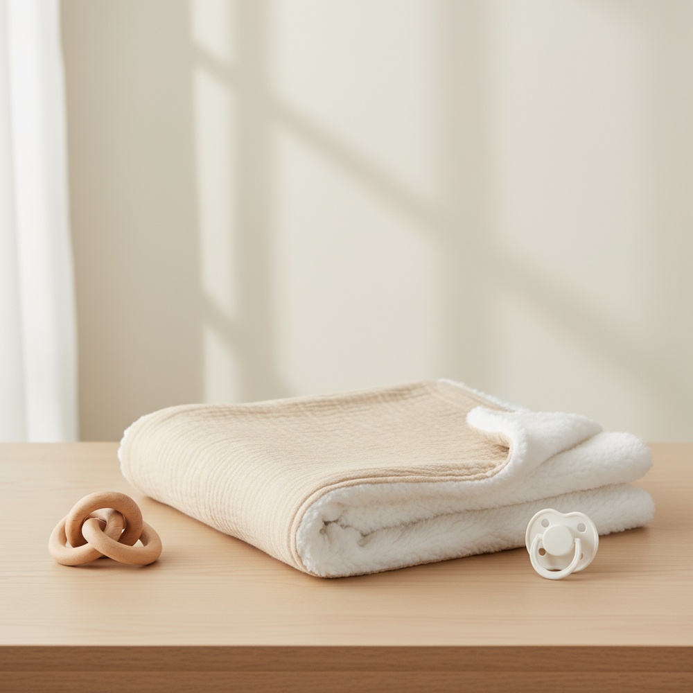 Avelino Kids LumaNest 4-in-1 Inbakerdoek – Ademend & Zachte Babydeken voor Pasgeboren Baby’s