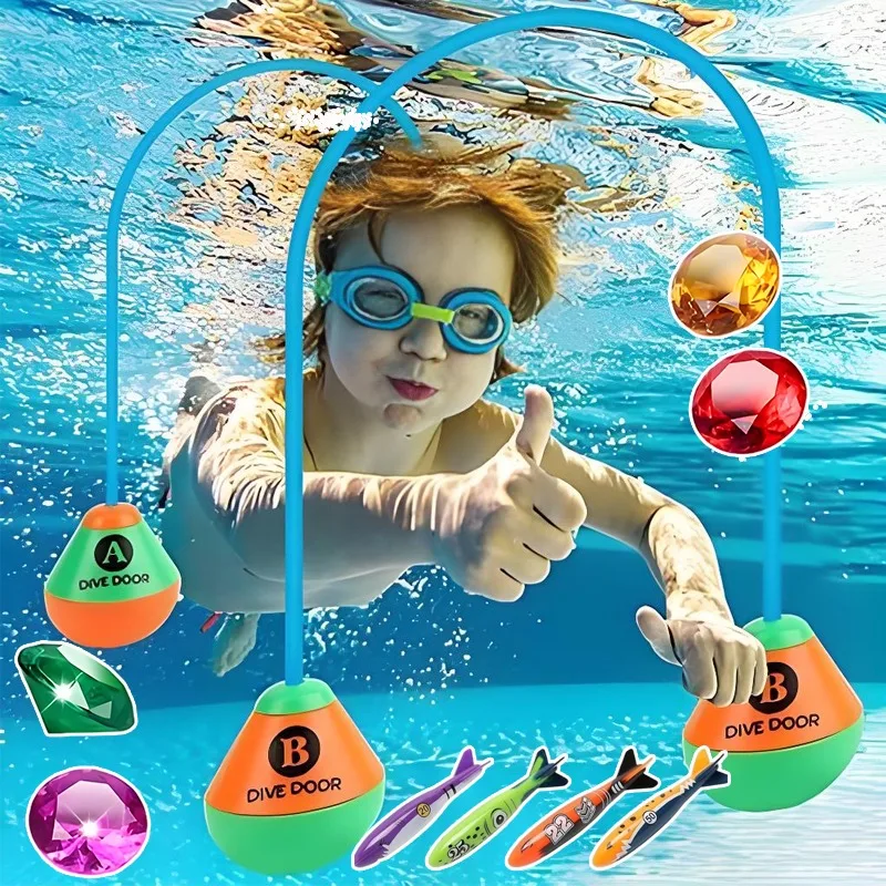 Zwembad Duikset voor Kinderen – Kleurrijk Duikspeelgoed voor Zwem- & Duikplezier