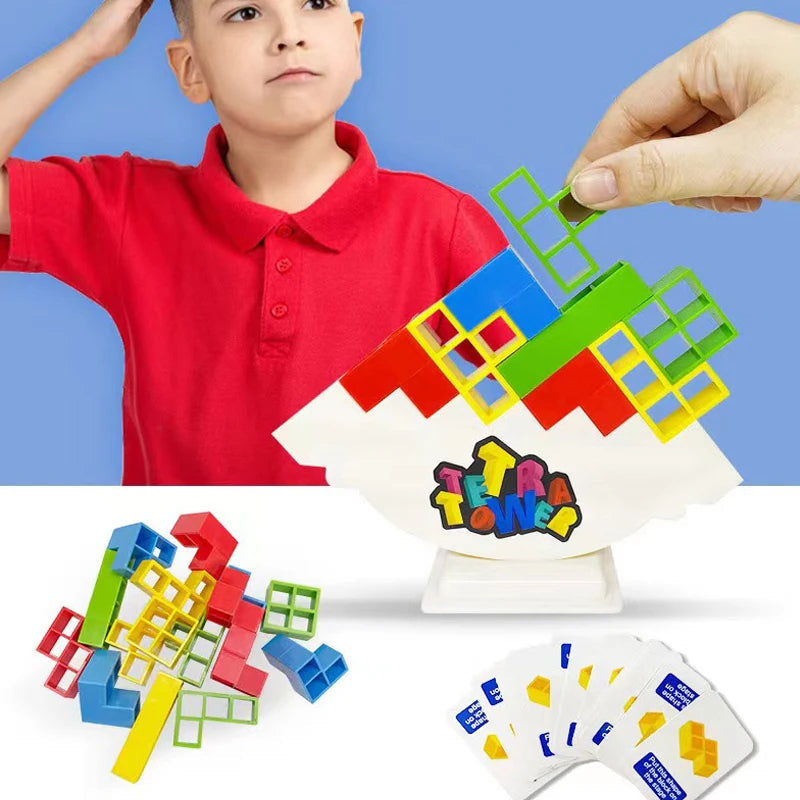 Balansspel Kinderen – Educatief Bouw & Stapelspel
