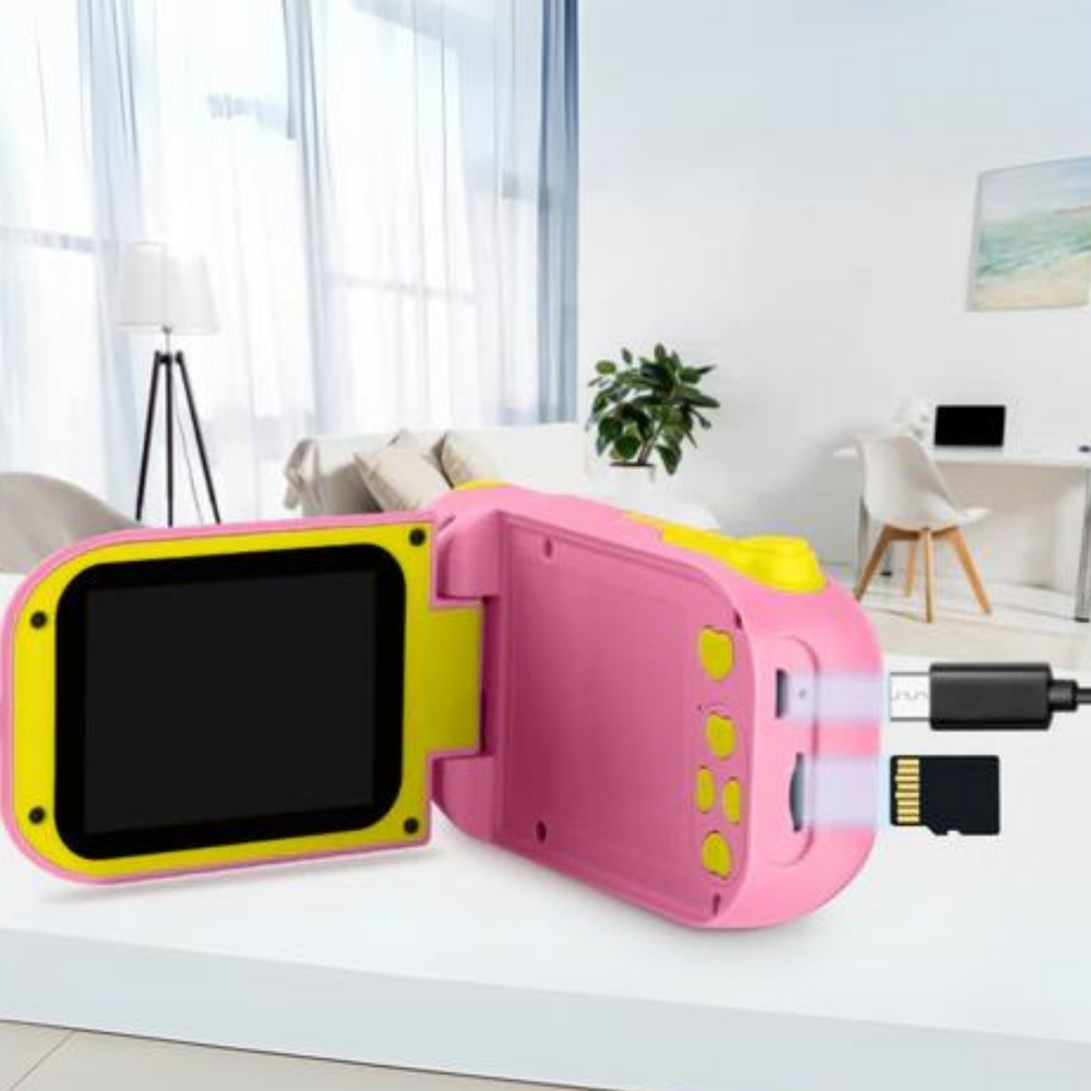 Digitale Kindercamera 12MP – Creatief Speelgoed met Filters, Zoom & Spelletjes