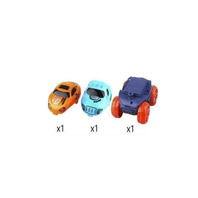 FunDrive FlexiTrack – Magnetische Autoracebaan voor Kinderen, Flexibele Circuits, Lichtfunctie & Educatief Speelplezier