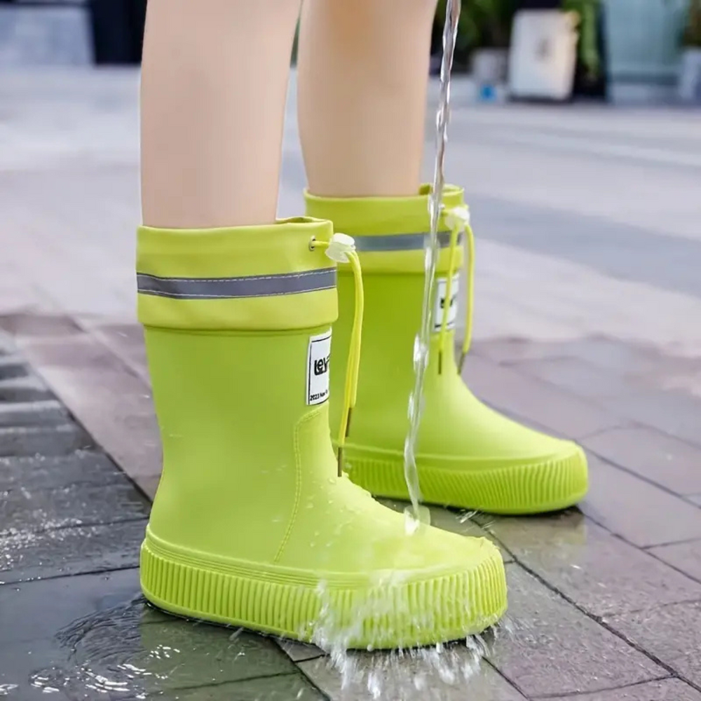Kinderregenlaarzen Waterdicht met Antislip | AquaStride LumoKids Veilig & Comfortabel