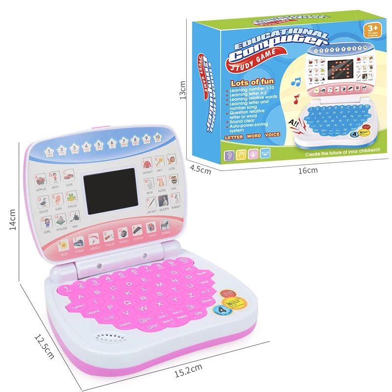 Kinder Leer Laptop – Educatief Speelgoed met Spelletjes