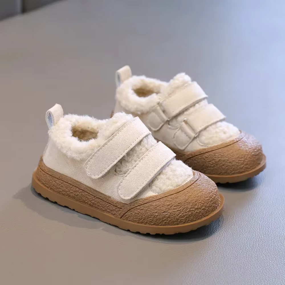 Kinder Sneakers Warm Gevoerd – Comfortabele Klittenbandschoenen voor Peuters & Kinderen – Unisex Winter Schoenen