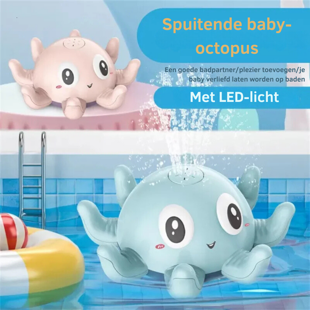 AquaGlow Badfontein met Licht – Magisch BadSpeelgoed voor Kinderen | Waterfontein & Discolichtjes