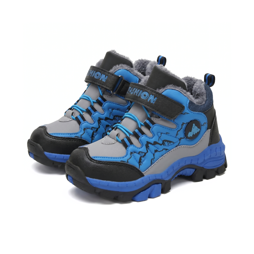 Kinderwandelschoenen waterdicht leer gevoerd – antislipzool, jongens en meisjes | winterschoenen