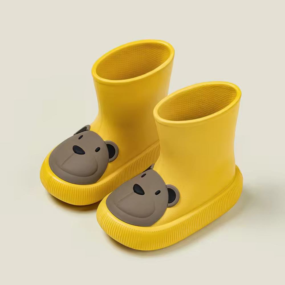 Beary Kinder Regenlaarzen – Waterdicht, Antislip & Schattig Berenontwerp