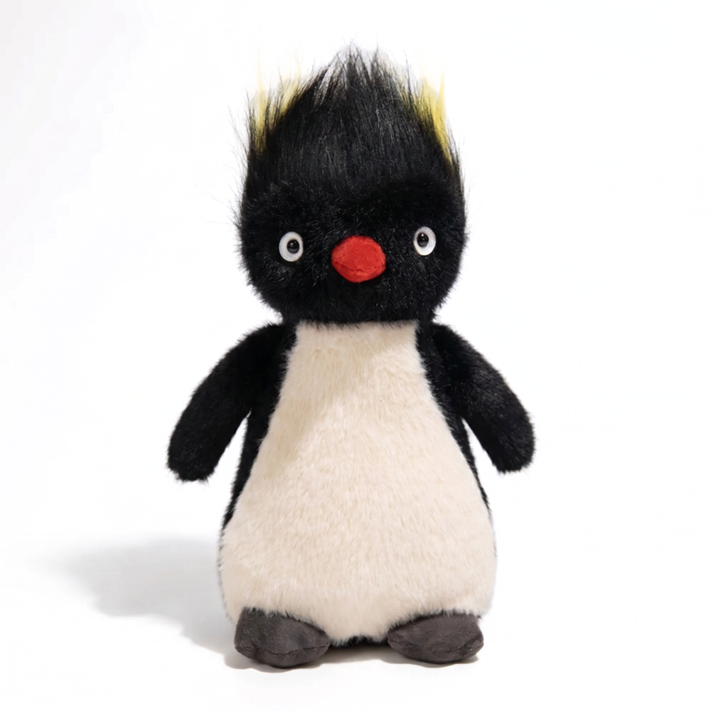 Pluche knuffeldier in 13 uitvoeringen – uil, pinguïn, hond of slang, zachte vulling | knuffelbeest