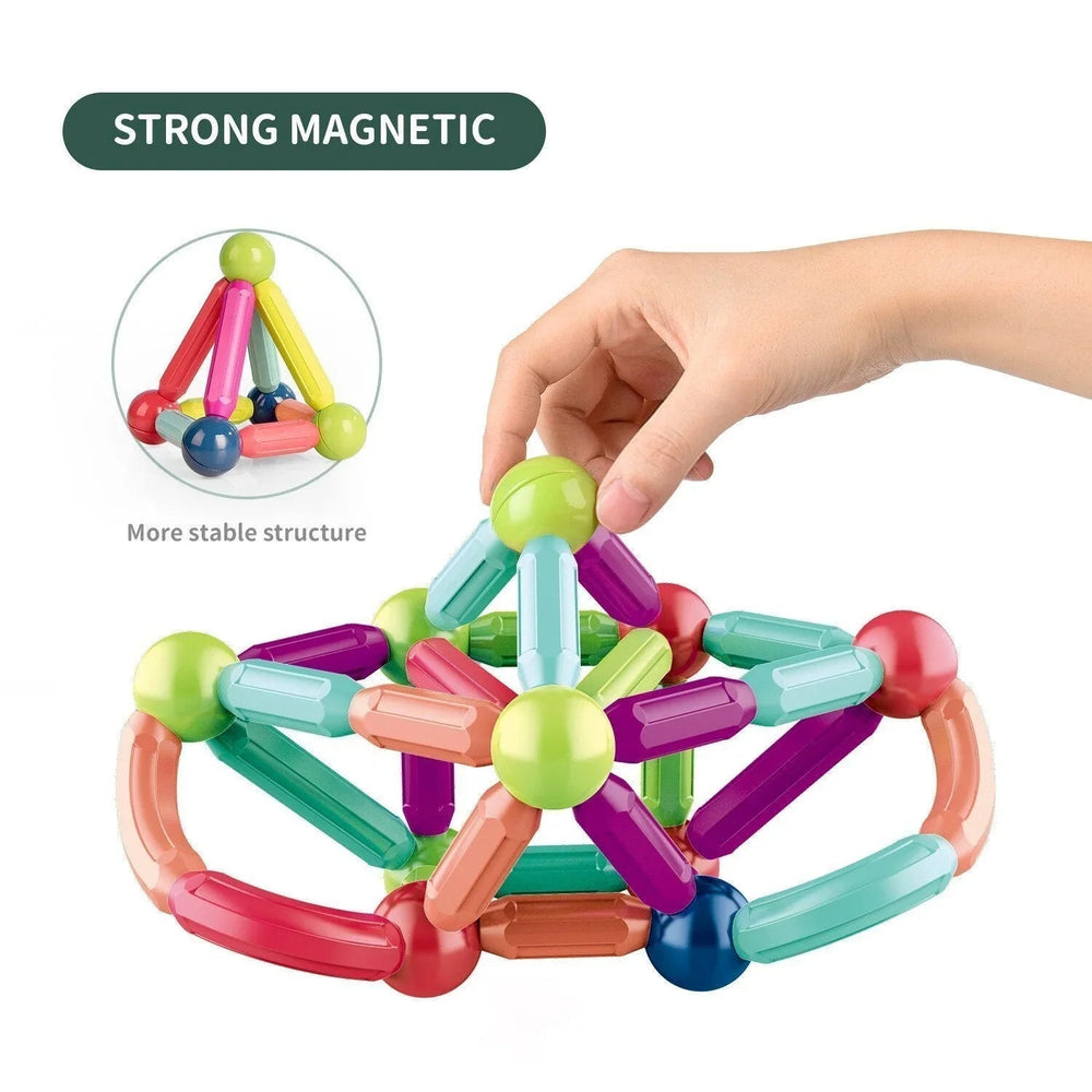 Magnetische Bouwblokken voor Kinderen – Educatief Magnetisch Speelgoed in 72/108/136 Stuks