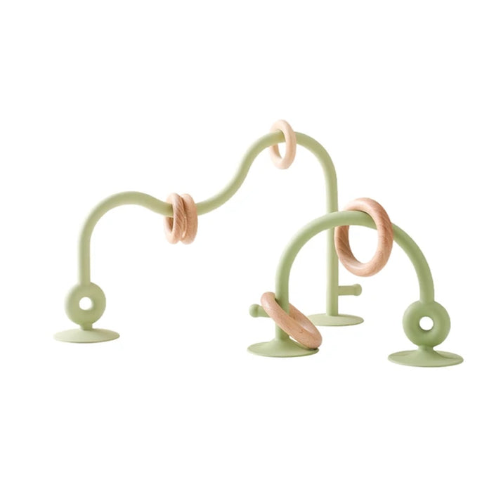 Stacky Fun Siliconen Ring Tafelspel – Educatief Speelgoed voor Baby’s en Peuters