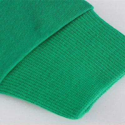 Groene Jongens Sweatshirt met Bouwvoertuigen Sweater