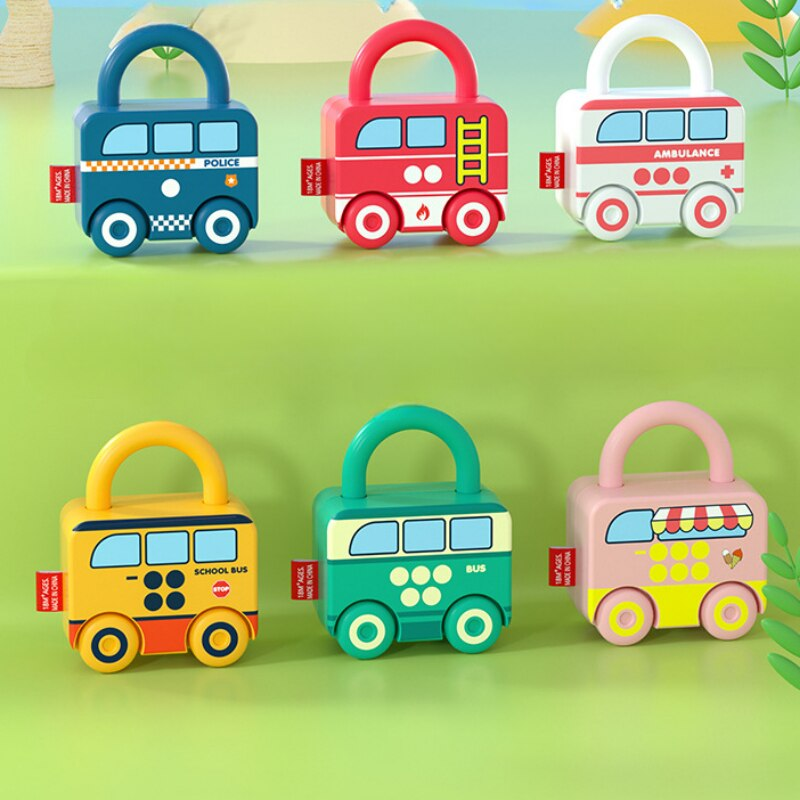 Educatieve Sleutel- en Sloten Set – Stimuleert Motoriek & Cognitief Denken voor Peuters 2+