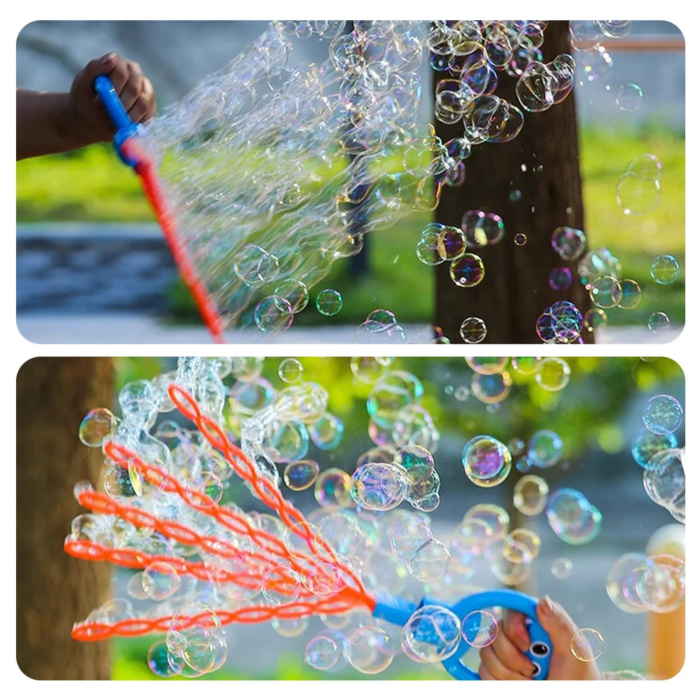 Bellenblaasstok met 32 Gaten – Smiley Bellenblazer voor Extra Veel Bubbels (2-pack)