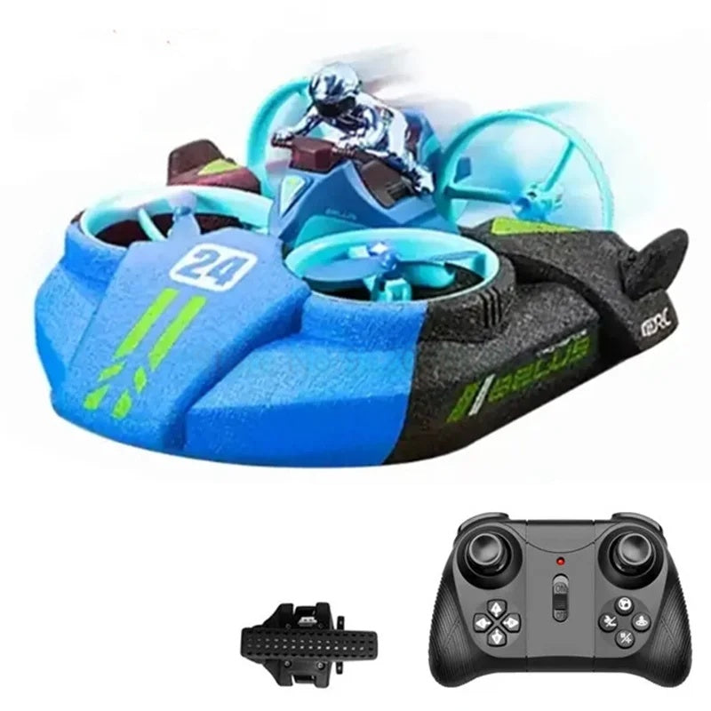 SkyRider – 360° Amfibie RC Drone Auto