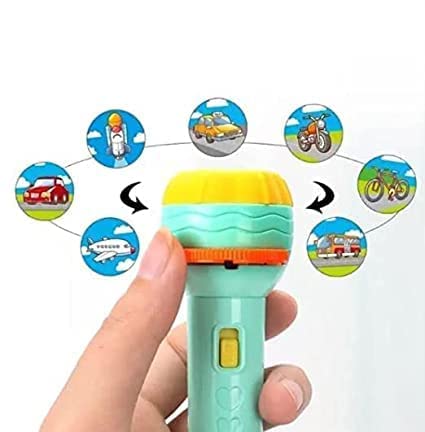 Story Torch Bedtijd Projector Zaklamp – 48 Kleurrijke Patronen voor Creatieve Kinderen