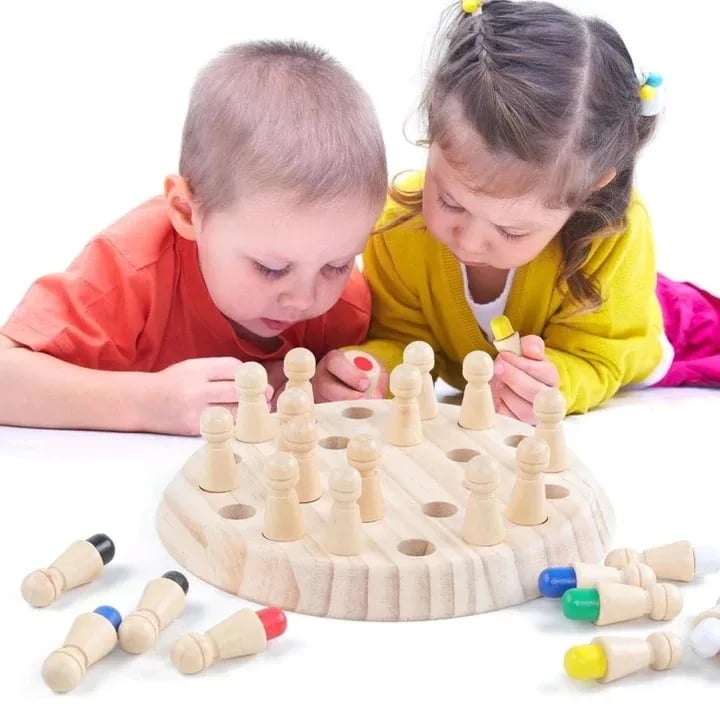 Houten Geheugenspel voor Kinderen – Leerzaam en Interactief Memory Spel 3+ Jaar