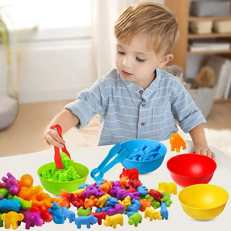 Educatief Sorteerspel voor Peuters 3–5 Jaar – Kleuren & Vormen Leren | ColorNest Sorteeravontuur