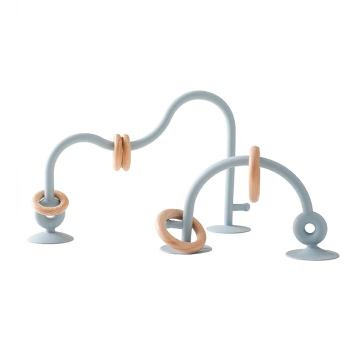 Stacky Fun Siliconen Ring Tafelspel – Educatief Speelgoed voor Baby’s en Peuters